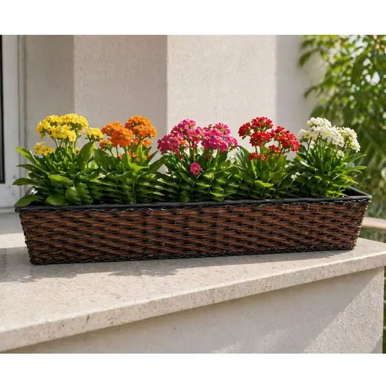 Vaso Floreira Preto NOBRE MEDINDO 75CM PRODUTO MATO VERDE TAMANHOS 75 CM / 60 CM /50 CM Jardinagem