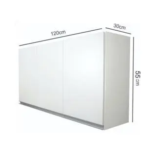 Armário Cozinha Lavanderia Multiuso Cozinha Aéreo Cozinha 3 Portas.