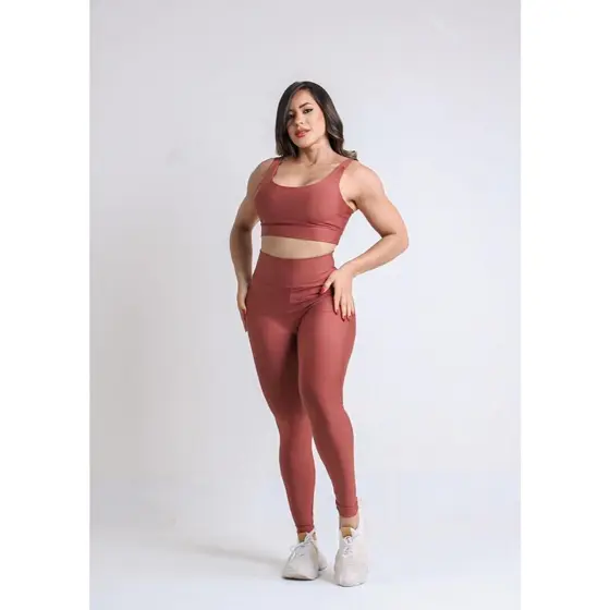 Conjunto Feminino Academia Top e Legging