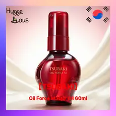 【TSUBAKI】 Hair Oil Force M 60ml Camellia Óleo Capilar Hidratação Brilho Cabelo Danificado