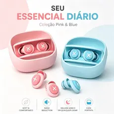 Protetores Auriculares de Silicone com Isolamento Acústico e Redução de Ruído Com Esponja Macia Protetor Auricular