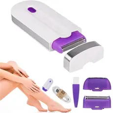Depilador Recarregável Facial e Corporal para Ambos os Gêneros - Removedor de Pelos Corporal via USB