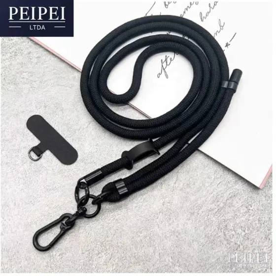 Cordão Alça Croosbody Longo De Pescoço Grosso Macio Para Celular Ajustável Outdoor