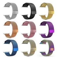Pulseira Metal Milanese 38/40/41/42/44/45MM W26 W46 T500 T5 F8 F9 X7 IWO 8/9/10/11/12 Pro LITE