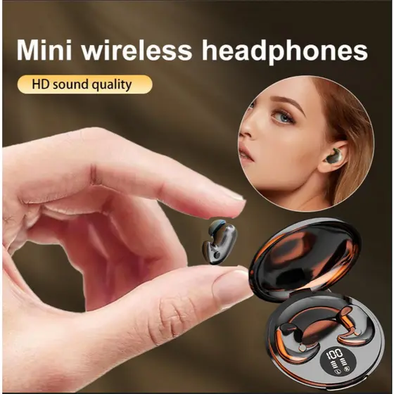 2026 Y29-Mini Fones de Ouvido Invisíveis Bluetooth 5.4 True Wireless Intra-auriculares para Esportes
