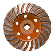 Disco Desbaste Rebolo Turbo Diamantado 115mm Com Rosca M14