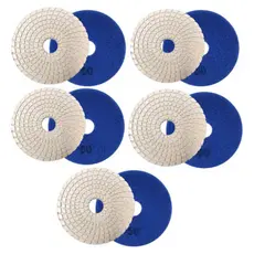 Kit 5 Discos Lixa Cerâmica Diamantada - Grão 50