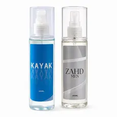 Kit Body Splash Masculino Refrescante Kayak E Zahd 200ml Cada