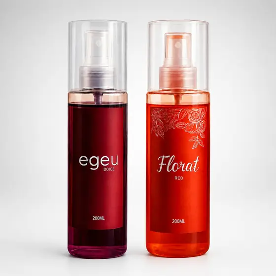 Kit Body Splash Feminino Florat Red + Dolce 200ml | Perfume Doce • Longa Duração