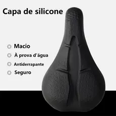 Banco Bike Selim confort Selim Vazado Anatômico Gel Conforto Bike