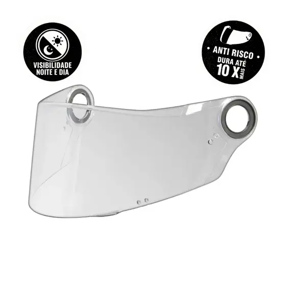 Viseira Capacete LS2 FF358 Cristal Padrão Original Acessório Segurança Moto