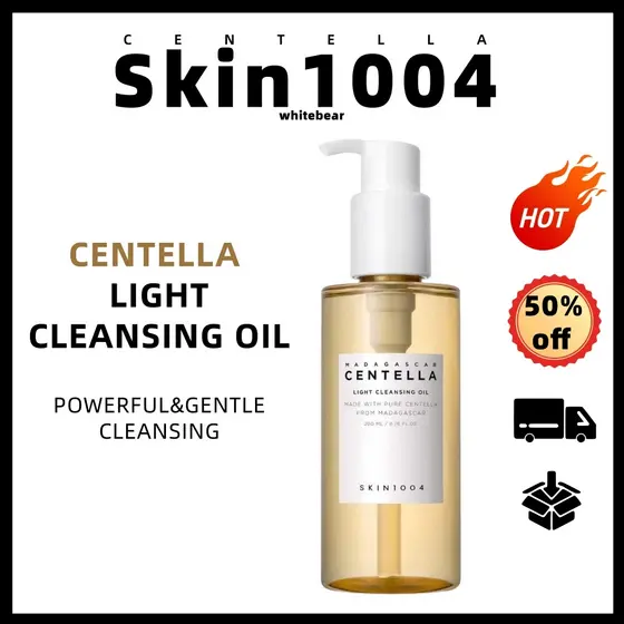 5.5 [SKIN1004] Madagascar Centella Light Óleo De Limpeza 200ml Fresco E Confortável Sensação Sem