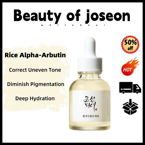 5.5beauty of Joseon Glow Deep Serum Rice Alpha Arbutin 30ml Iluminador De Manchas Escuras E Pele Opaca