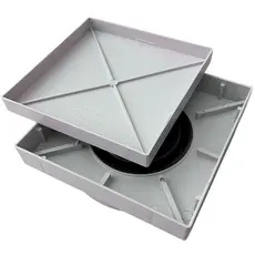 Ralo Oculto Quadrado 10x10 ABS Resistente Sistema Inteligente contra Odores