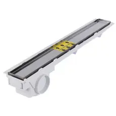 Ralo Linear Oculto 6x65cm Canto Invisível Para Box Banheiro Alta Vazão Anti Odor