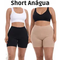 Short Feminino Anágua Segunda Pele Plus Size Não Marca Anti Atrito Para Vestido Feminino