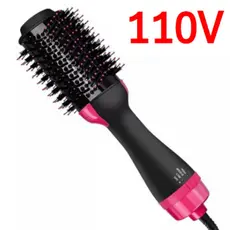 Escova Secadora 110V Alisador Elétrica Quente Cabelo Com 3 Em1 Hair Styler