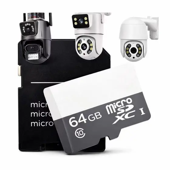 Cartão de Memória MicroSD Classe 10 Ultra – 1GB-512GB para Monitoramento e Câmeras de Segurança