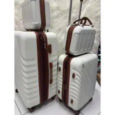 Kit De Mala＋Frasqueira MALA GRANDE Expansível de viagem 50kg zíper duplo com rodinha REMOVIVEIS 360º