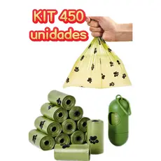 Refil Cata Coco Sacolas 450 Saquinhos Biodegradável Prático Para Pet Saco Cata Caca Refil Cata Caca