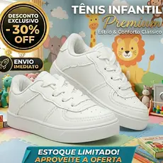 Tênis Infantil 26 Ao 33 Menino Menina Unissex Lançamento SUPER PROMOÇÃO ENVIO IMEDIATO JNR