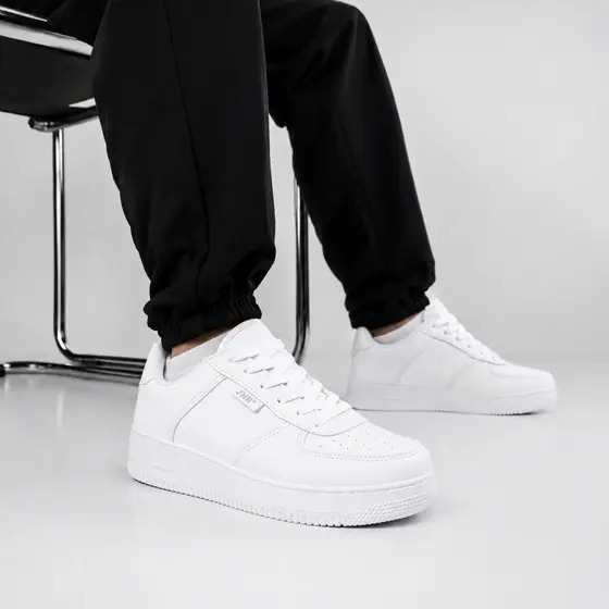 Tênis Branco Feminino Premium JNR Feminino e masculino -  Conforto original Relampago envio imediato