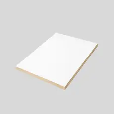 Chapa Branco 40 x 40 MDF 15MM Bordas Fitada Prateleira Tampo Painel Nicho Móveis Placa Marcenaria