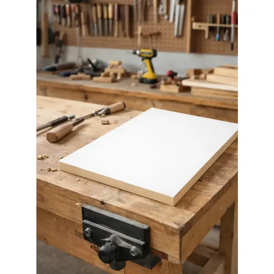 Chapa Branco 60 x 90 MDF 15MM Bordas Fitada Prateleira Tampo Painel Nicho Móveis Placa Marcenaria
