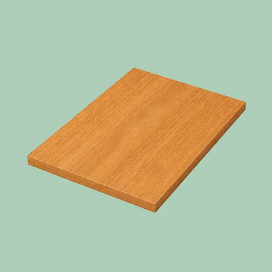Chapa Freijo 60 x 60 MDF 15MM Bordas Fitada Prateleira Tampo Painel Nicho Móveis Placa Marcenaria