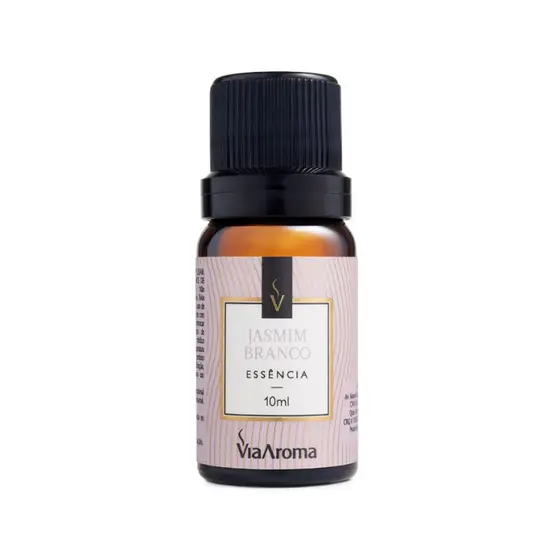 Essencia Jasmim Branco Classica 10ml Via Aroma