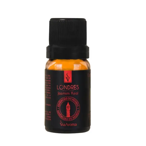 Essencia Mundo Londres Jasmim Real 10ml Via Aroma