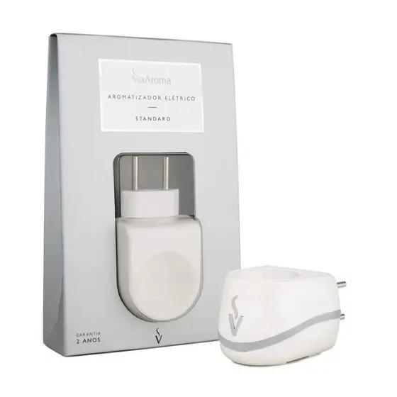 Difusor Aromatizador Eletrico Standard White Bivolt Via Aroma