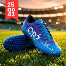 Chuteira Masculina Society Profissional Campo Futsal Leve Confortável Bico Costurado Envio Rápido