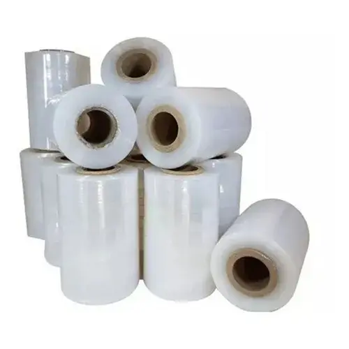 10 Rolos Filme Stretch 100mm X 25 Mic 60 Metros