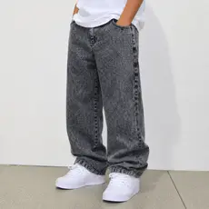 Calça Balão Jeans Juvenil Streetwear Masculina