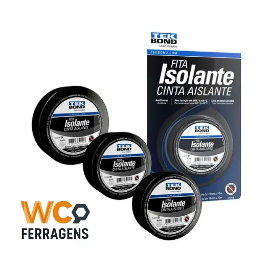 Fita Isolante Para Uso Geral 5 m / 10 m - TekBond