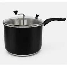 Panela Pipoqueira Tradicional N°20 Alumínio com Tampa de Vidro 4 Litros(Pipoqueira de Aluminio)
