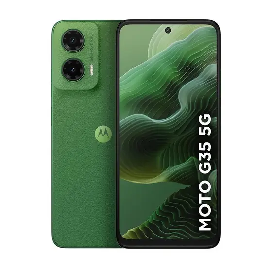 Smartphone Motorola Moto G35 5G 128GB 4GB RAM Câmera Dupla 50MP + 8MP Selfie 16MP 6.7" Verde + Ubook Livros Digitais