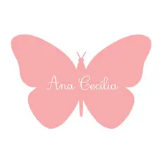 Borboleta Luminosa Personalizada Nome LED Abajur Luminária Decorativa para Quarto Infantil
