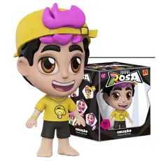 Boneco de Vinil Leozinho Turma do Rosa Youtube - Algazarra