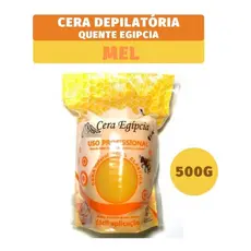 Cera Quente Depilatória Egipcia Para Depilação de Mel 500g Profissional Elástica