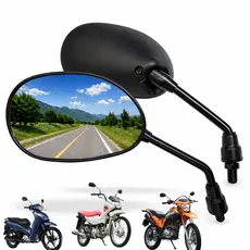Par Espelho Retrovisor Biz 100/125 ate 2017 Bros 125/150/160/Xr250 Tornado Pop Modelo Original