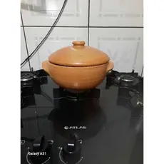 Panela de Barro Artesanal 2 Litros ( COR MARROM)
