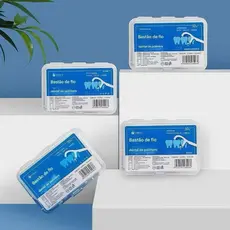 Kit 50/100/150/200 pcs Fio Dental em Formato de Arco Ultra Fino para uma Limpeza Eficaz