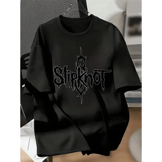 Music.Soul Camiseta Slipknot Heavy Metal | Estética Rock Pesado Algodão Fãs de Metal | Edição Limitada Unissex