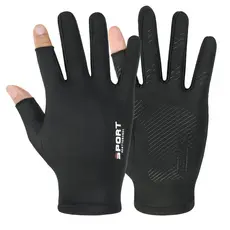 Luvas Antiderrapantes Geladas , De Motocicleta Para Andar De Pesca Proteção Solar Universais Masculinas E Femininas