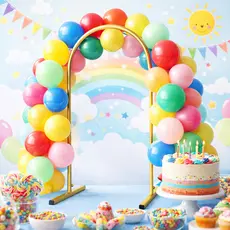 Mini Arco Romano p/ Decoração de Bexiga ou Capa p/ Aniversário, Casamento, Chá de bebê moderno