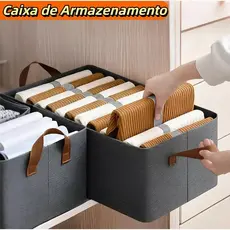 Caixa De Armazenamento de roupa Cesto Organizador de Guarda-Roupas, Multiuso Rígido Caixa