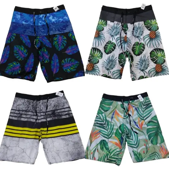 Bermudas Surfista Kit´s Elastano Masculina Bolso+Ziper ENVIO IMEDIATO !