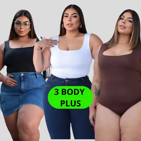 Kit Body Suplex Premium Regata decote Quadrado Forrado Verão Zero transparecia